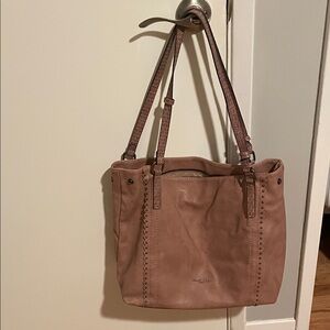 Darcy Marks London Vegan-Taupe Leather Shoulder Bag